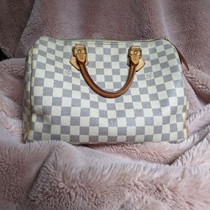 ✨ AUTHENTIC ✨ LOUIS VUITTON SPEEDY DAMIER AZUR (30cm)